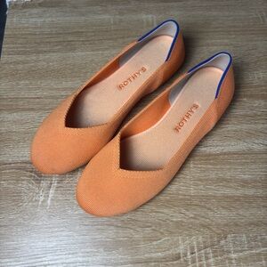 Rothy’s Orange Flats Size 8.5